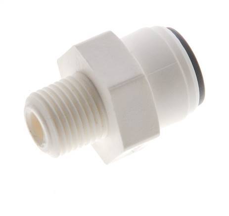 Racor de 3/16'' x R1/8'' con rosca macho POM EPDM [10 piezas]