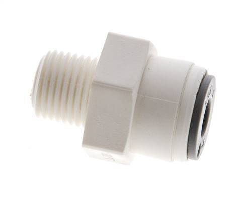 Racor de 3/16'' x R1/8'' con rosca macho POM EPDM [10 piezas]