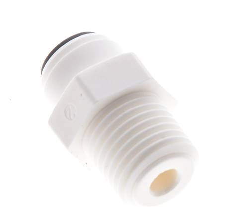 5/32'' x R1/4'' Push-in Fitting with Male Threads POM EPDM [10 Pieces]