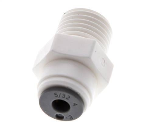 5/32'' x R1/4'' Push-in Fitting with Male Threads POM EPDM [10 Pieces]