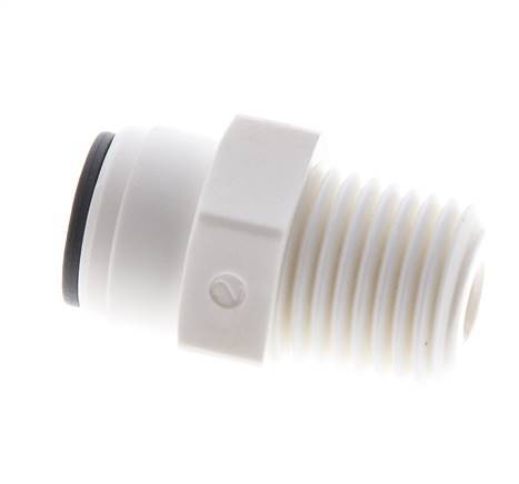 3/16'' x R1/4'' Push-in Fitting with Male Threads POM EPDM [10 Pieces]