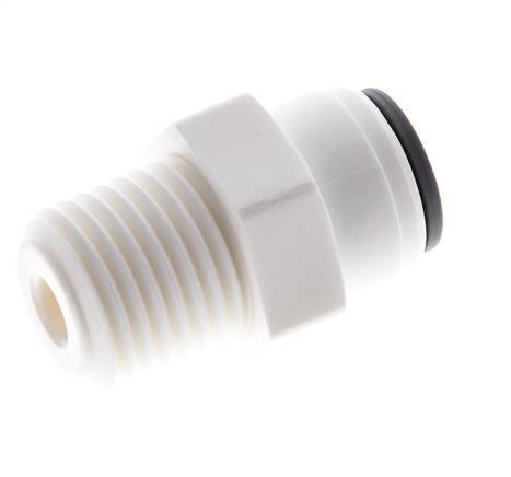 3/16'' x R1/4'' Push-in Fitting with Male Threads POM EPDM [10 Pieces]