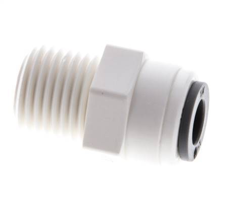 1/4'' x R1/4'' Push-in Fitting with Male Threads POM EPDM [10 Pieces]