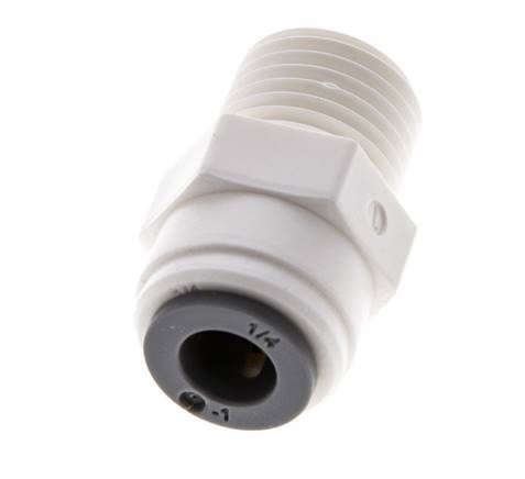 1/4'' x R1/4'' Push-in Fitting with Male Threads POM EPDM [10 Pieces]