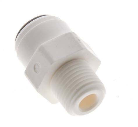 5/32'' x 1/8'' NPT Push-in Fitting with Male Threads POM EPDM [10 Pieces]