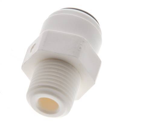 5/32'' x 1/8'' NPT Push-in Fitting with Male Threads POM EPDM [10 Pieces]