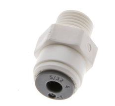 5/32'' x 1/8'' NPT Push-in Fitting with Male Threads POM EPDM [10 Pieces]