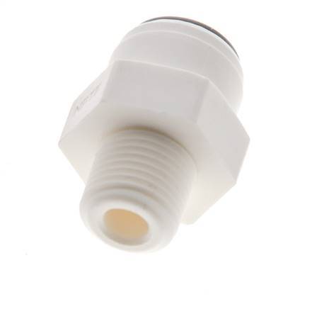 Racor de 3/16'' x 1/8'' NPT con rosca macho POM EPDM [10 piezas]