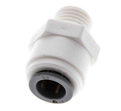 3/8'' x 1/4'' NPT Push-in Fitting with Male Threads POM EPDM [5 Pieces]