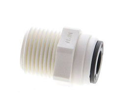 5/16'' x 3/8'' NPT Push-in Fitting with Male Threads POM EPDM [5 Pieces]