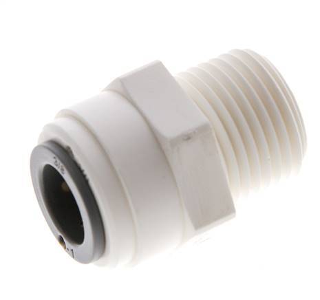 3/8'' x 3/8'' NPT Push-in Fitting with Male Threads POM EPDM [5 Pieces]