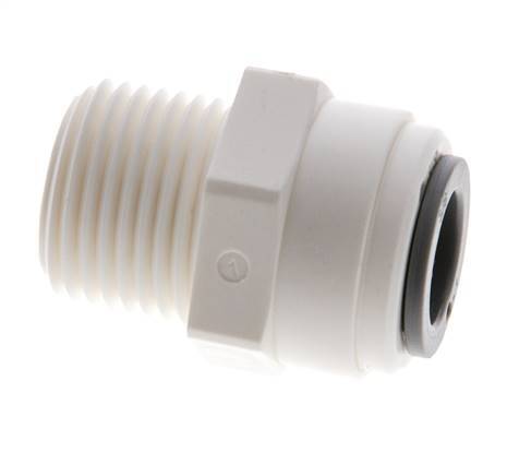 3/8'' x 3/8'' NPT Push-in Fitting with Male Threads POM EPDM [5 Pieces]