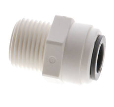 3/8'' x 3/8'' NPT Push-in Fitting with Male Threads POM EPDM [5 Pieces]