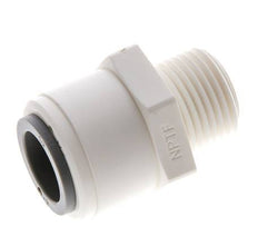 1/2'' x 3/8'' NPT Push-in Fitting with Male Threads POM EPDM [5 Pieces]