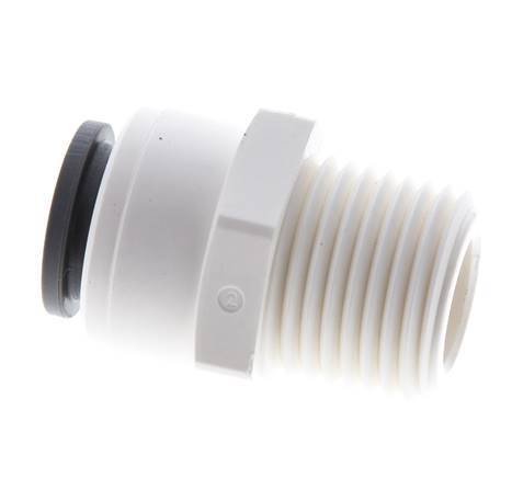 Racor de 1/2'' x 1/2'' NPT con rosca macho POM EPDM [5 piezas]