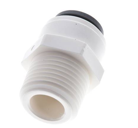 Racor de 1/2'' x 1/2'' NPT con rosca macho POM EPDM [5 piezas]