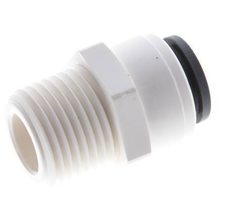 Racor de 1/2'' x 1/2'' NPT con rosca macho POM EPDM [5 piezas]