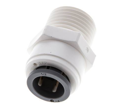 Racor de 1/2'' x 1/2'' NPT con rosca macho POM EPDM [5 piezas]