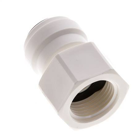 3/8'' x G3/8'' Push-in Fitting with Female Threads POM EPDM [5 Pieces]