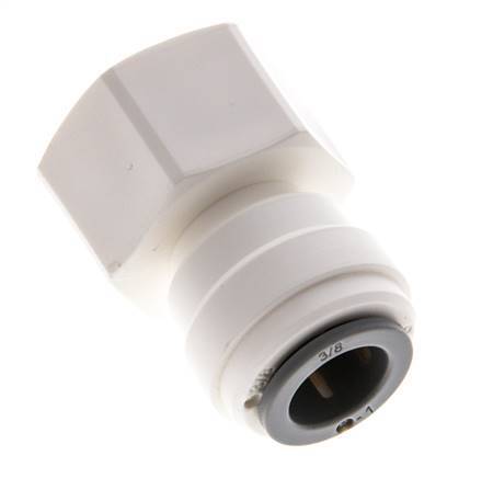 3/8'' x G3/8'' Push-in Fitting with Female Threads POM EPDM [5 Pieces]