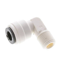 1/4'' x 1/8'' NPT 90deg Elbow Push-in Fitting with Male Threads POM EPDM [10 Pieces]