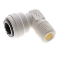 3/8'' x 1/4'' NPT 90deg Elbow Push-in Fitting with Male Threads POM EPDM [5 Pieces]