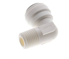 3/8'' x 1/4'' NPT 90deg Elbow Push-in Fitting with Male Threads POM EPDM [5 Pieces]