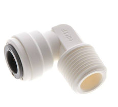 Racor de 3/8'' x 3/8'' NPT 90deg con rosca macho POM EPDM [5 piezas]