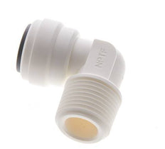 Racor de 3/8'' x 3/8'' NPT 90deg con rosca macho POM EPDM [5 piezas]