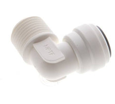 Racor de 3/8'' x 3/8'' NPT 90deg con rosca macho POM EPDM [5 piezas]