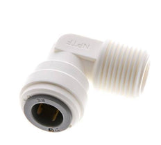 Racor de 3/8'' x 3/8'' NPT 90deg con rosca macho POM EPDM [5 piezas]