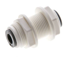1/4'' Push-in Fitting POM EPDM Bulkhead [5 Pieces]