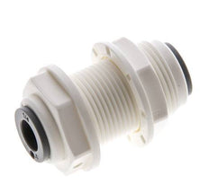 1/4'' Push-in Fitting POM EPDM Bulkhead [5 Pieces]