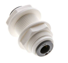 1/4'' Push-in Fitting POM EPDM Bulkhead [5 Pieces]