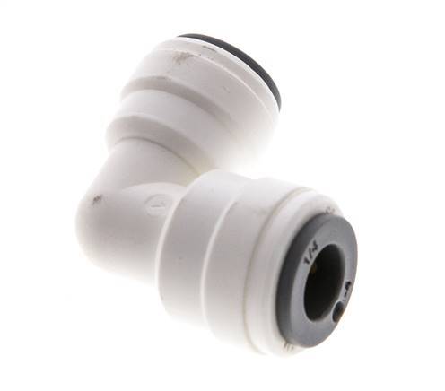 3/16'' x 1/4'' 90deg Elbow Push-in Fitting POM EPDM [5 Pieces]