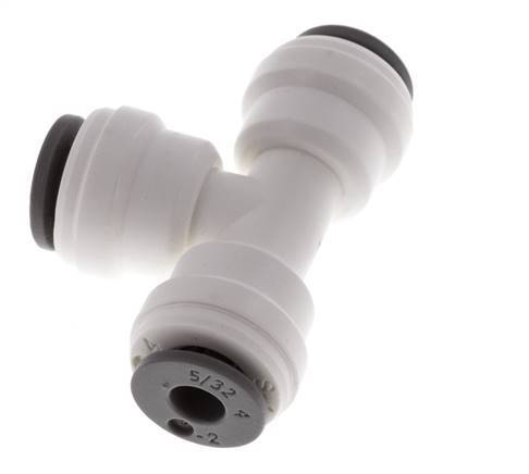 Racor en T de 5/32'' POM EPDM FDA [2 piezas]