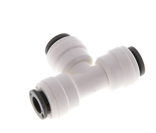 1/4'' Tee Push-in Fitting POM EPDM FDA [2 Pieces]