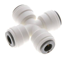 1/4'' Cross Push-in Fitting POM EPDM FDA [2 Pieces]