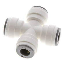 Racor en cruz de 5/16'' POM EPDM FDA [2 piezas]