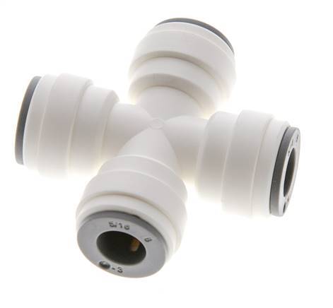 Racor en cruz de 5/16'' POM EPDM FDA [2 piezas]