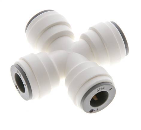 Racor en cruz de 5/16'' POM EPDM FDA [2 piezas]