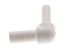 1/4'' x 8.5mm 90deg Elbow Plug-in Fitting with Hose Pillar POM EPDM [10 Pieces]