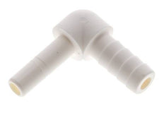 1/4'' x 8.5mm 90deg Elbow Plug-in Fitting with Hose Pillar POM EPDM [10 Pieces]