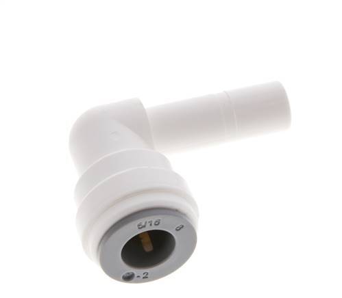 5/16'' x 5/16'' 90deg Elbow Push-in Fitting with Plug-in POM EPDM [10 Pieces]