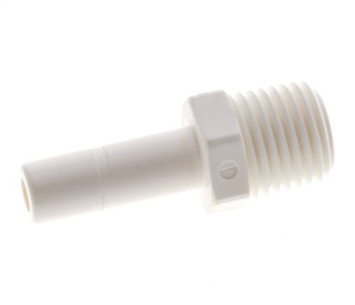 5/16'' x 1/4'' NPT Plug-in Fitting with Male Threads POM EPDM [10 Pieces]