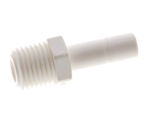5/16'' x 1/4'' NPT Plug-in Fitting with Male Threads POM EPDM [10 Pieces]