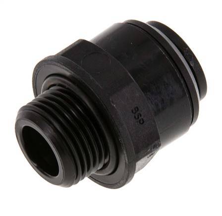 12mm x G3/8'' Push-in Fitting with Male Threads POM NBR [2 Pieces]