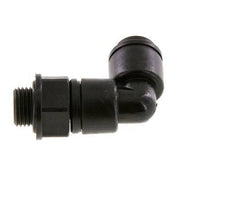 4mm x G1/8'' 90deg Elbow Push-in Fitting with Male Threads POM NBR Rotatable [2 Pieces]