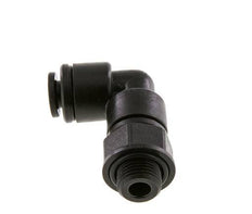 4mm x G1/8'' 90deg Elbow Push-in Fitting with Male Threads POM NBR Rotatable [2 Pieces]