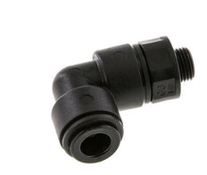 8mm x G1/8'' 90deg Elbow Push-in Fitting with Male Threads POM NBR Rotatable [2 Pieces]